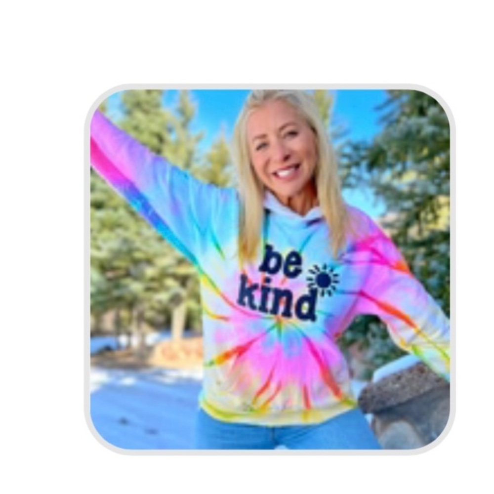 Be Kind 2XL Adult Tye Dye Hoodie